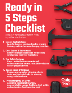 ready in 5 steps checklist